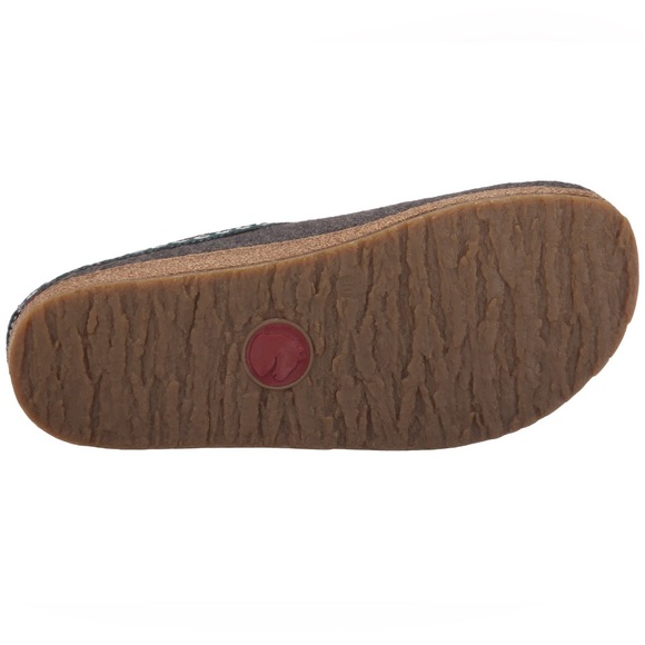 NWOB Haflinger Classic Grizzly clog wool slippers. Size 6 (37 European) - Picture 3 of 9